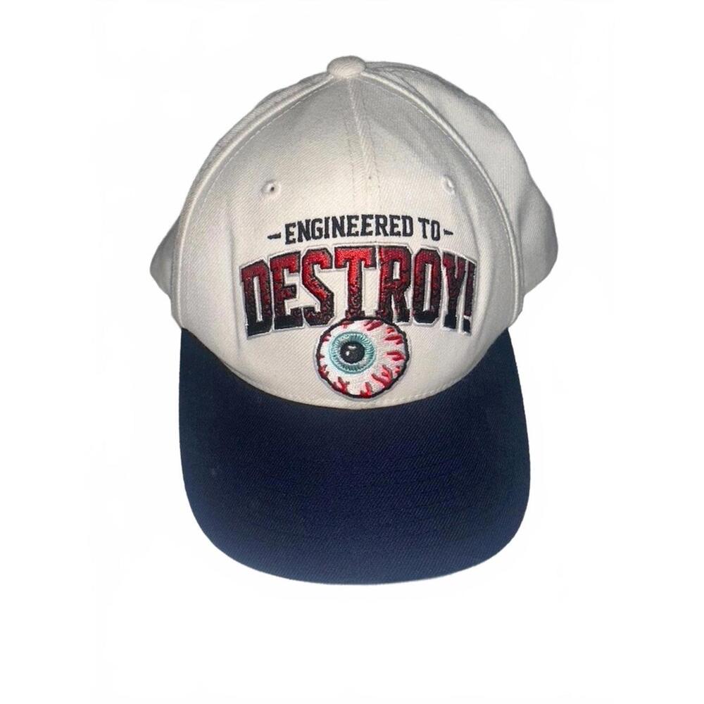Mishka MNWKA Engineered to Destroy Snapback Hat SAMPLE Rare Eyeball Japan